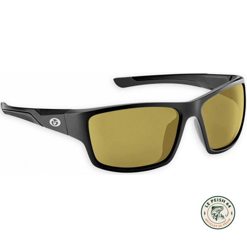 Lunettes Sand Bank Matte Black Yellow | Le Peish 64
