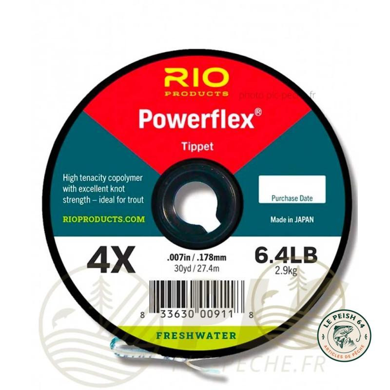 Rio PowerFlex Tippet 6X 30yd 3.4lb | Le Peish 64