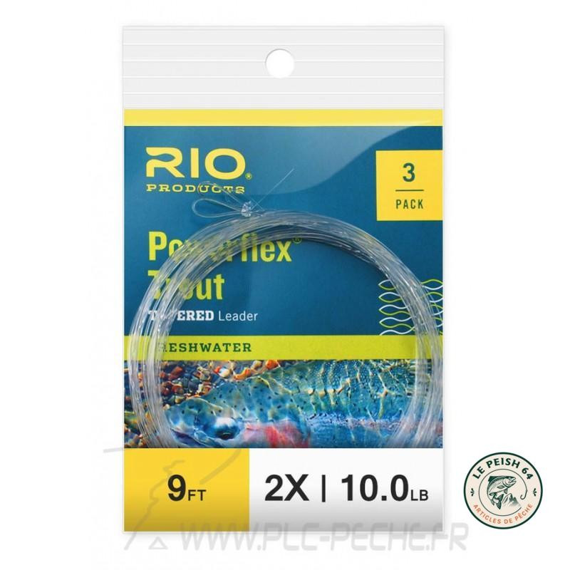 Rio Powerflex Trout Leader 3 Pack | Le Peish 64