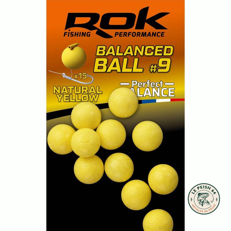ROK Ball Taille 9 Natural Yellow x15 | Le Peish 64