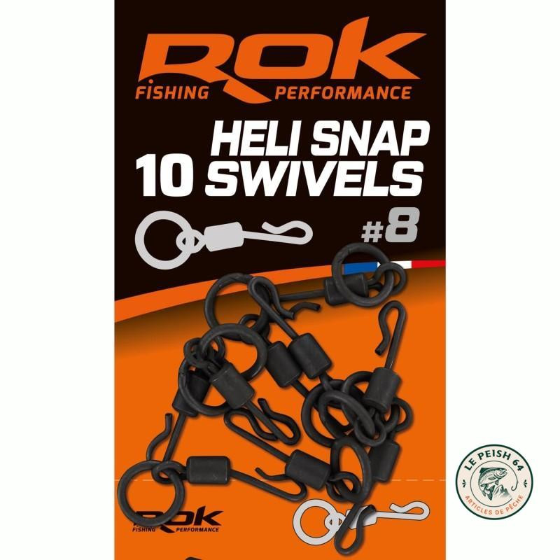 ROK Heli Snap Swivel N 8 x10 | Le Peish 64