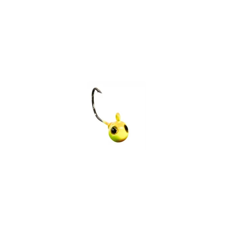 Tête Plombée Gunki G'Round Orange Fluo Yellow | Le Peish 64