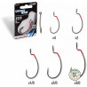 Hameçon Offset 4street 2/0 Black Red | Le Peish 64