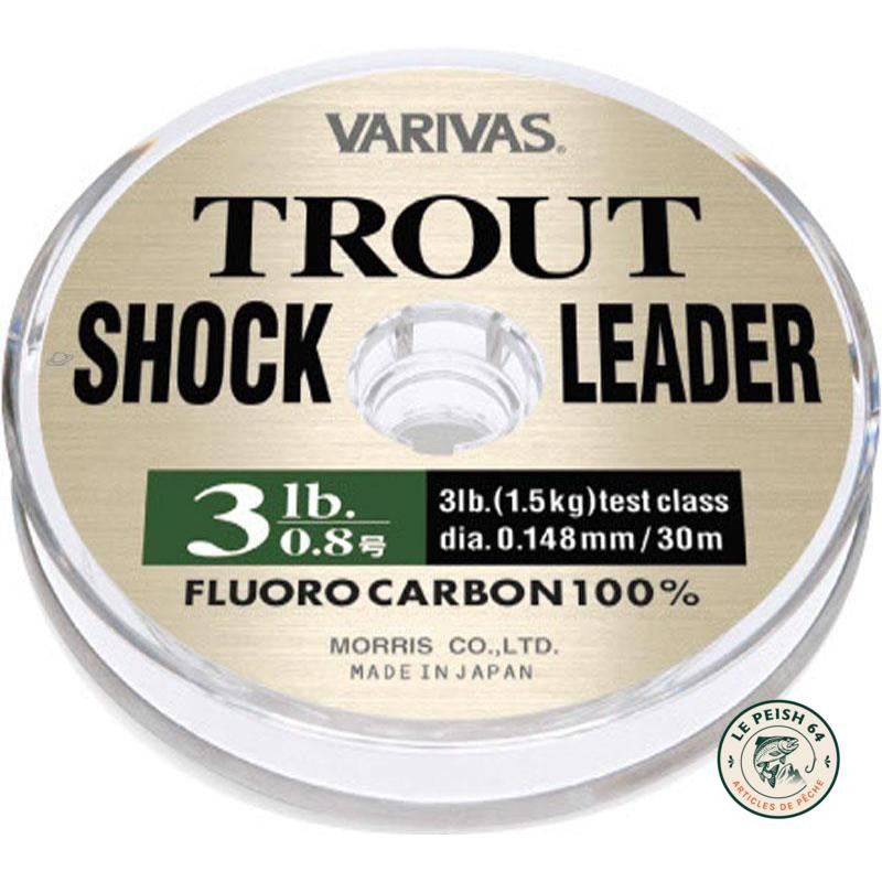 Varivas Trout Shock Leader 30m 0,165 mm | Le Peish 64
