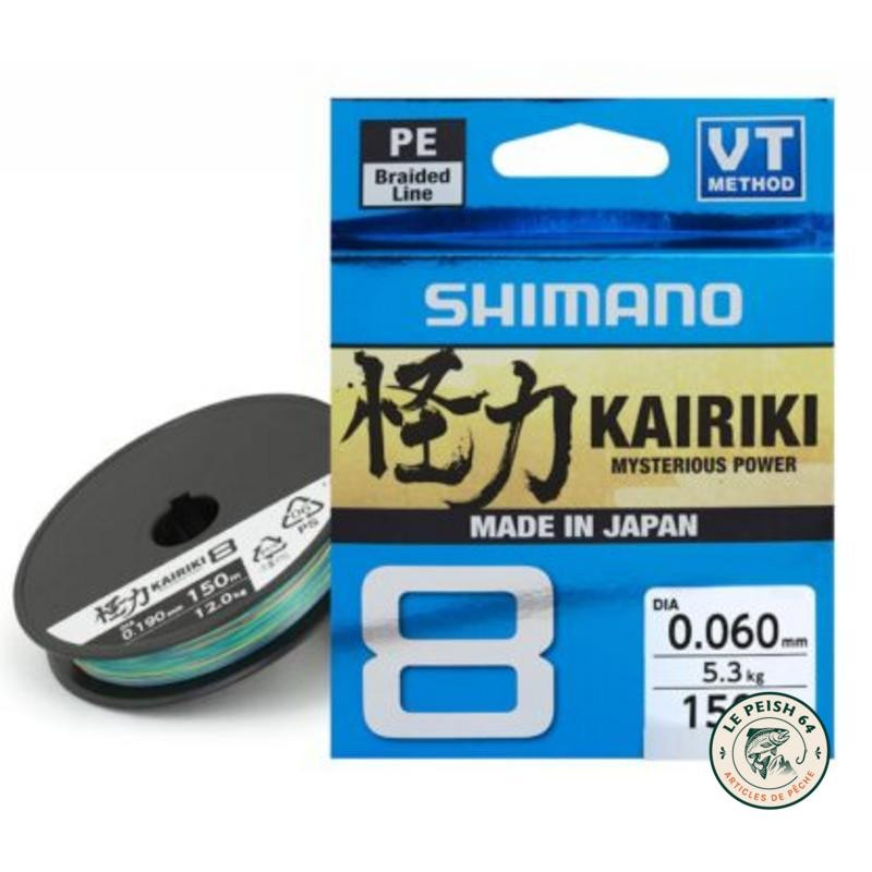 Shimano Kairiki 8 Multicolor 300 m | Le Peish 64