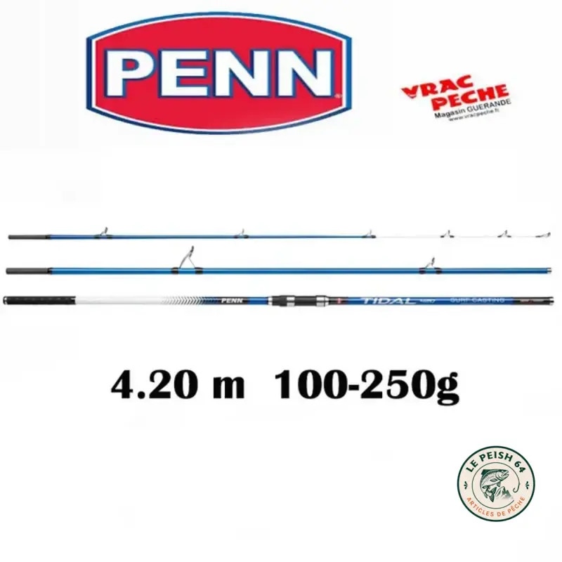 Canne surfcasting PENN Tidal 450 100-250g | Le Peish 64