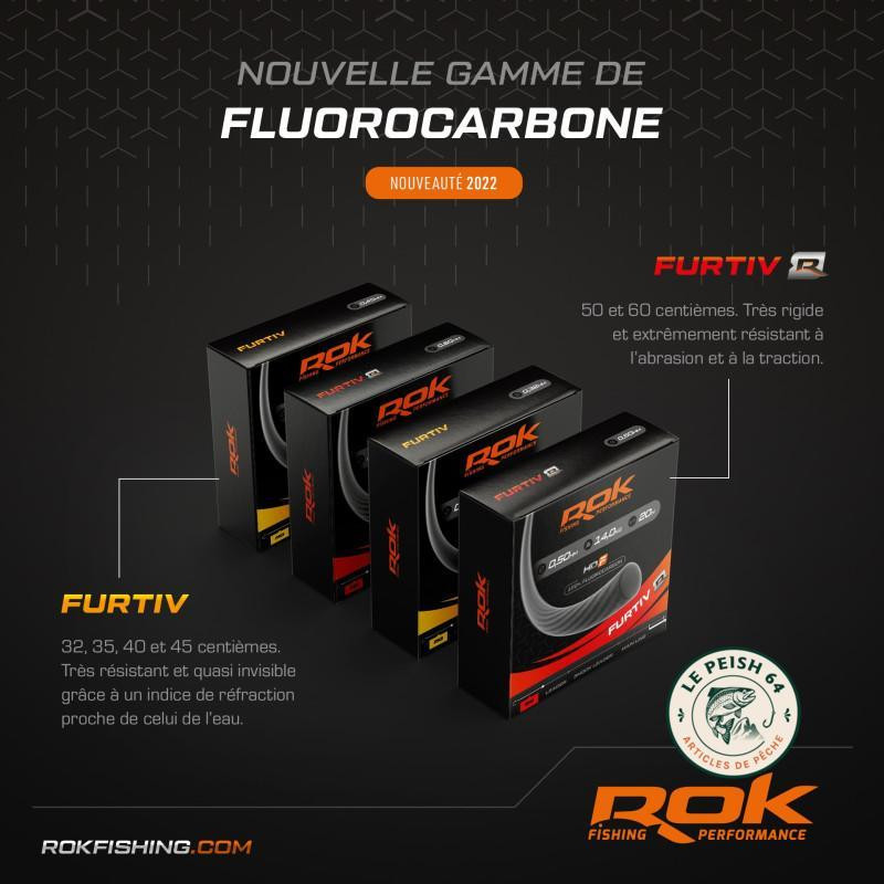 ROK Furtiv Fluorocarbon 0,35 mm 20 m | Le Peish 64