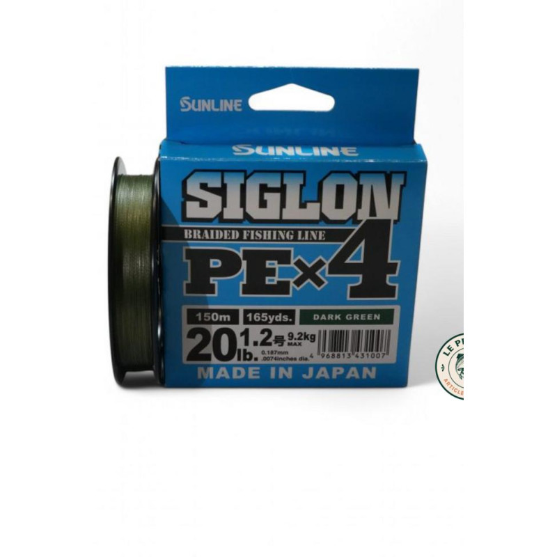 Siglon PE X4 Dark Green 150m PE 1 | Le Peish 64