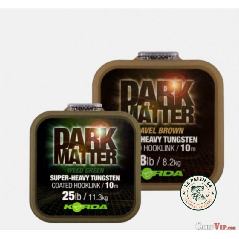 Dark Matter Tungsten 25lb 10m Gravel Brown | Le Peish 64