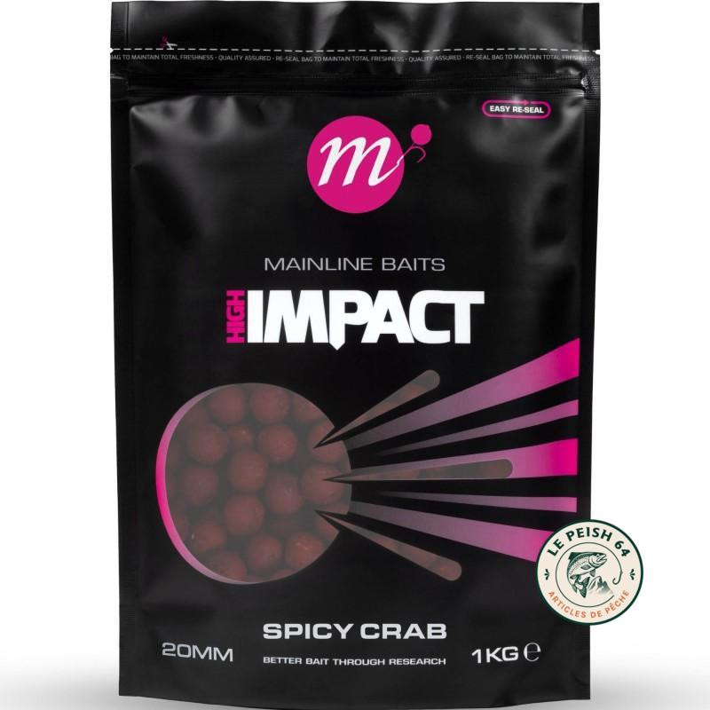 Mainline Hi Impact Spicy Crab 20mm 1kg | Le Peish 64