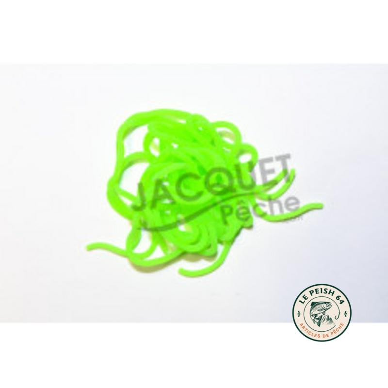 Squirmy Worms Fluo Green | Le Peish 64