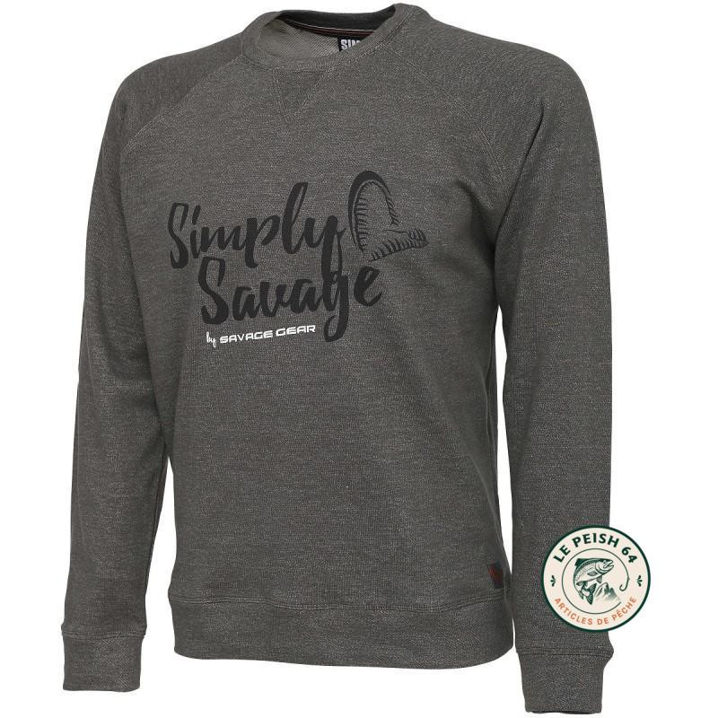SG Simply Savage Sweater Grey M | Le Peish 64
