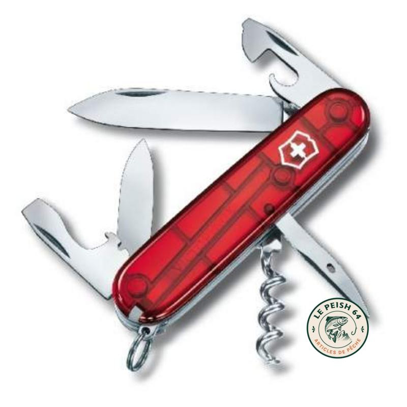 Victorinox Spartan rouge translucide | Le Peish 64