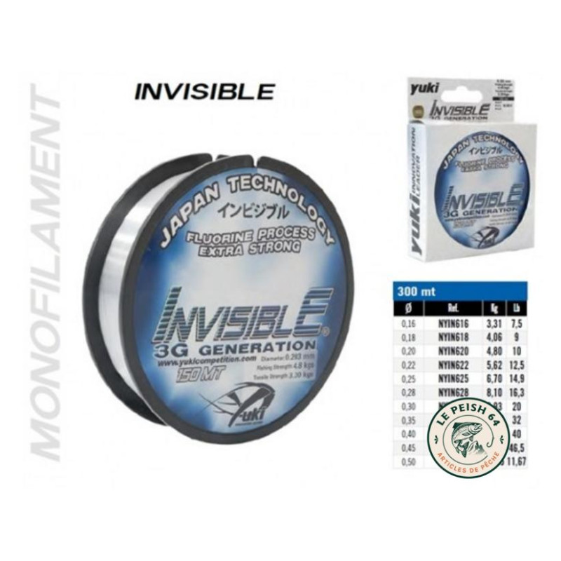 Invisible 3G 0.405 150M | Le Peish 64