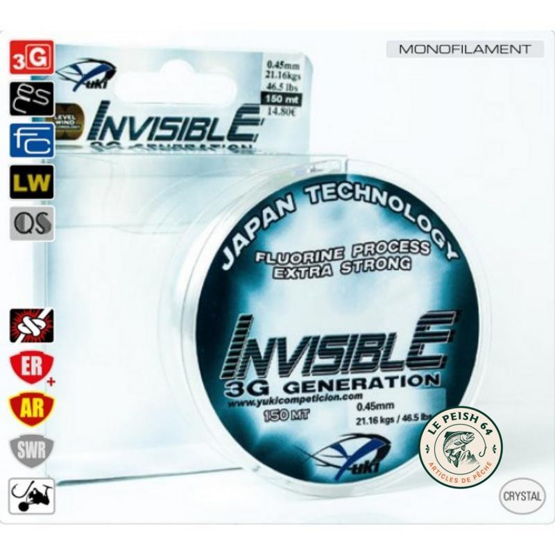 INVISIBLE 3G 50M 14MM | Le Peish 64