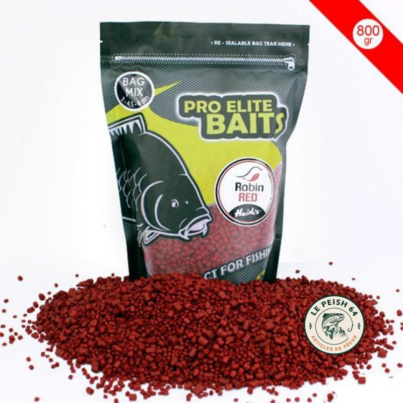 Bag Mix Pellets Robin Red 800g | Le Peish 64