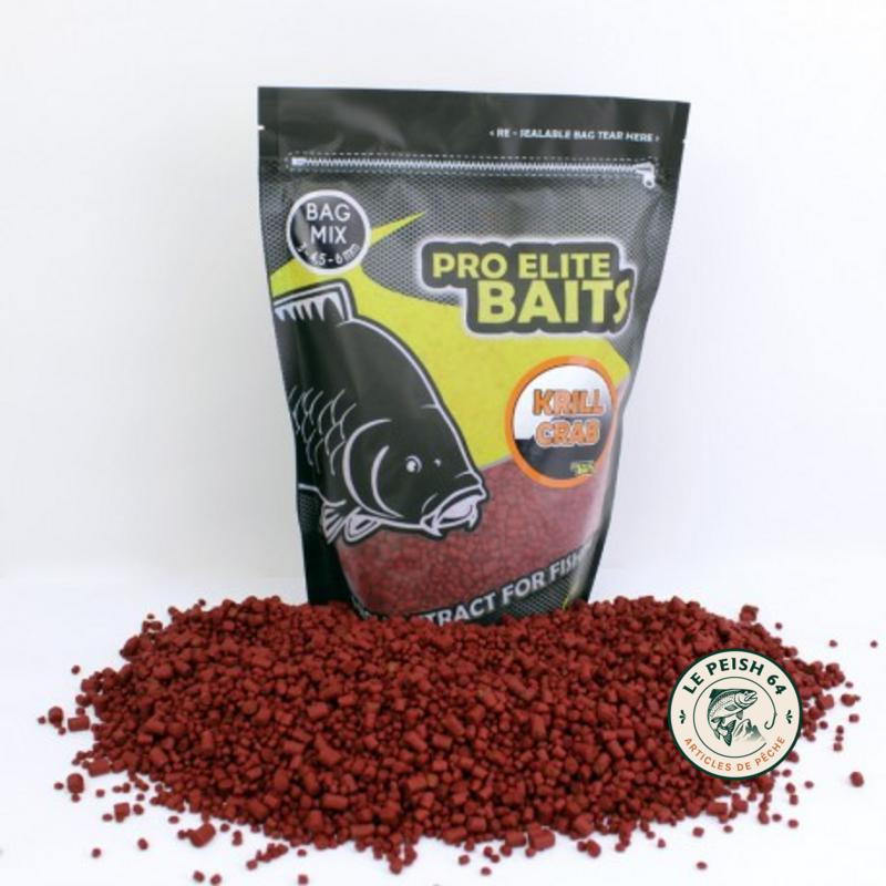 Bag Mix Pellets Krill Crab 800 g | Le Peish 64