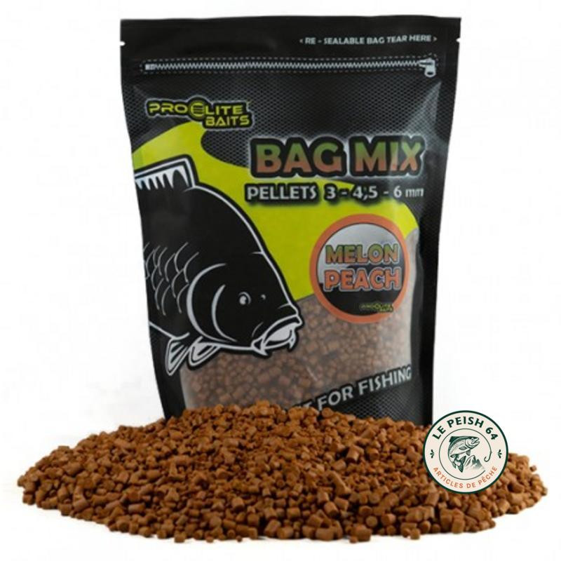Bag Mix Pellets Melon Peach 800g | Le Peish 64