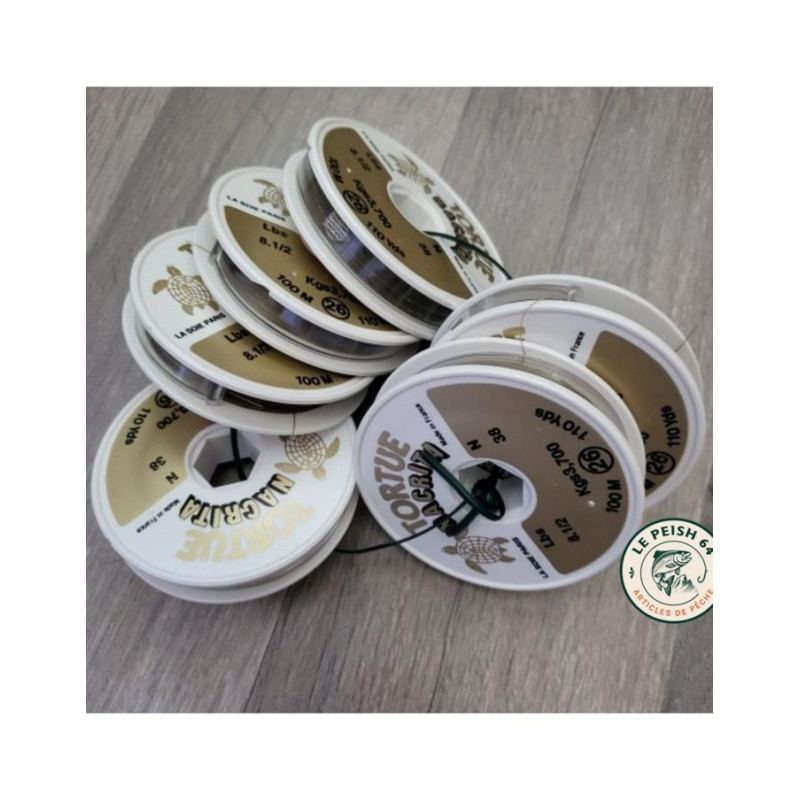 Tortue fil nylon 6 bobines 100 m | Le Peish 64