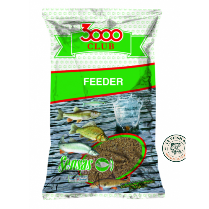 Sensas 3000 Club Feeder 1kg | Le Peish 64