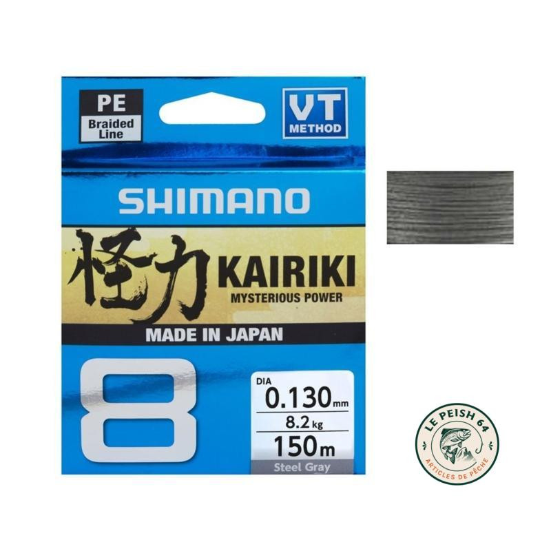 Kairiki 8 0,13 mm 150 m Gray | Le Peish 64