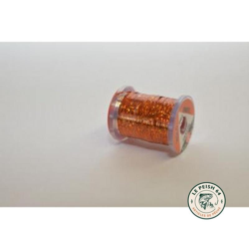 Holographic Tinsel Medium Orange | Le Peish 64