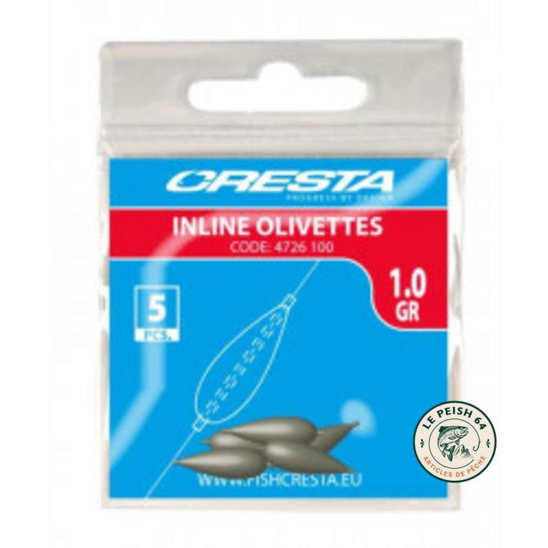 Olivettes Cresta In-line 1,5 g (x5) | Le Peish 64