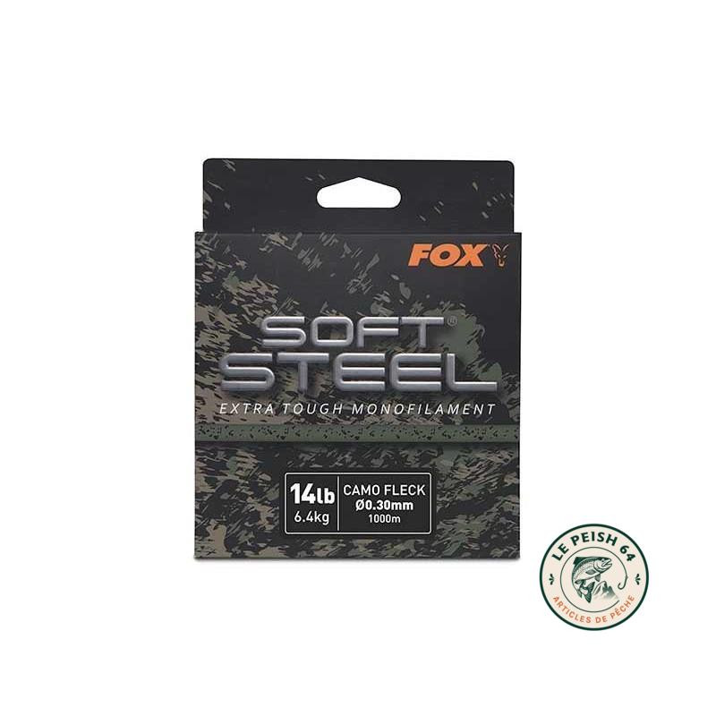 Soft Steel Fleck Camo Leader 0,60mm 100m | Le Peish 64