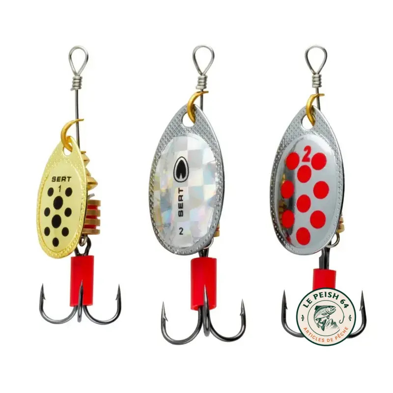 Kit cuillers tournantes perche | Le Peish 64