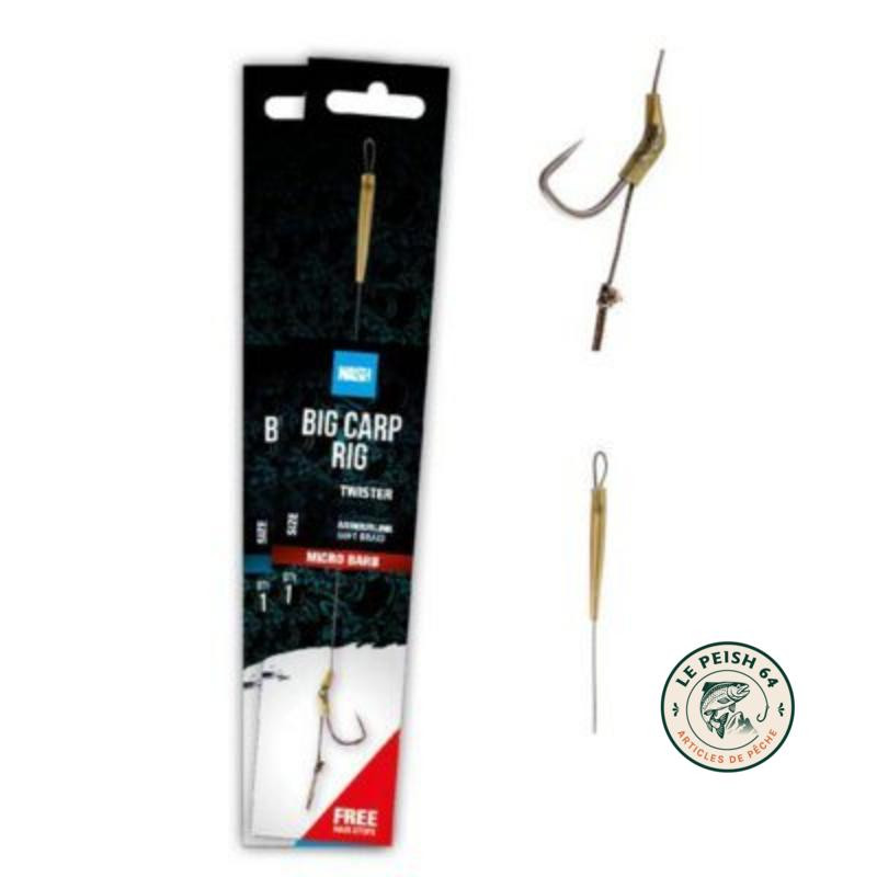 Nash Big Carp Rig Taille 4 | Le Peish 64