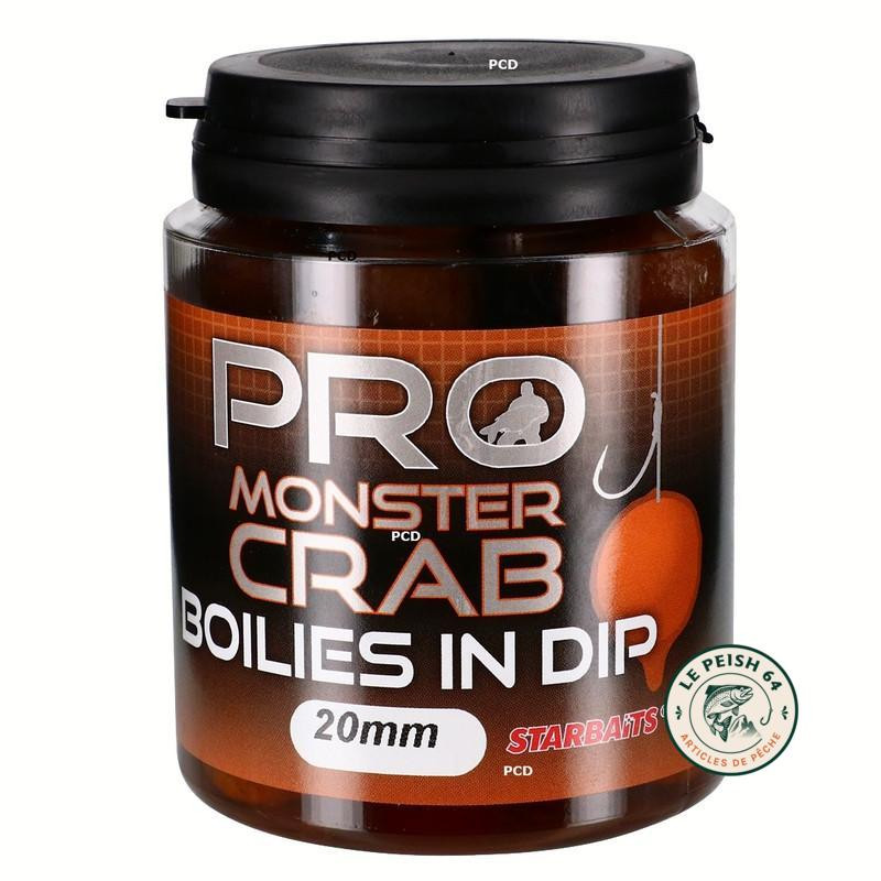 Monster Crab Boilies In Dip 20mm | Le Peish 64