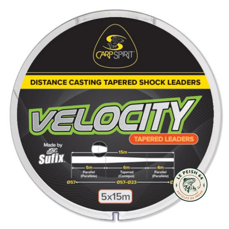 Velocity Tapered Leader 57-23 | Le Peish 64