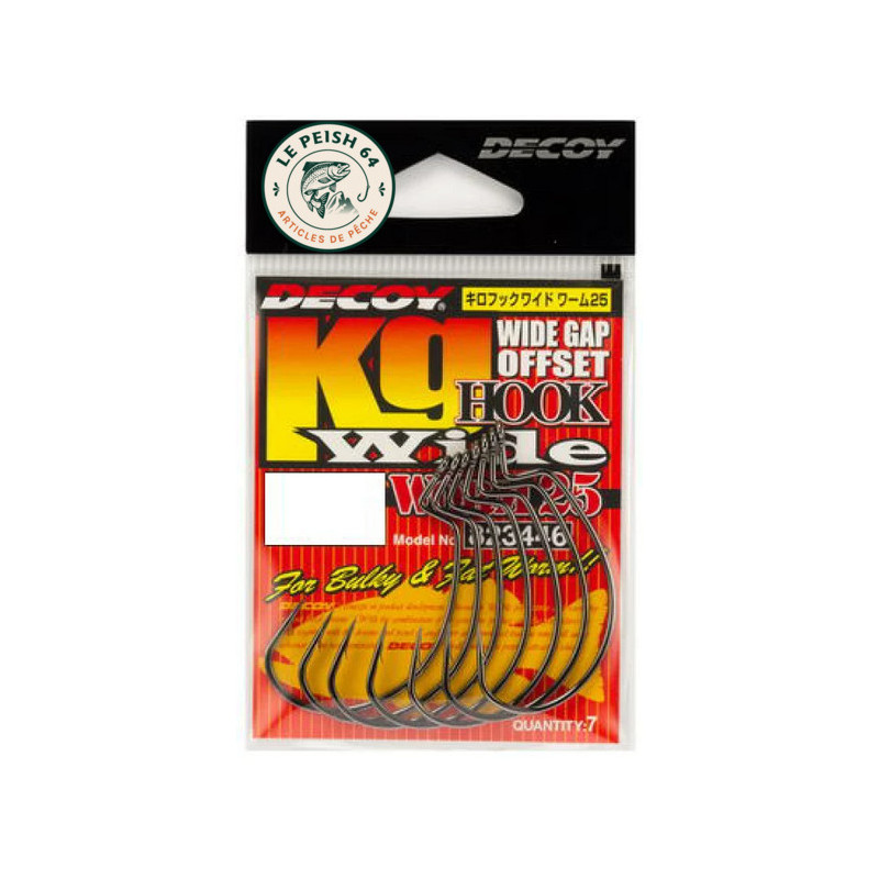 Decoy Worm 25 H 5/0 (4/pck) | Le Peish 64