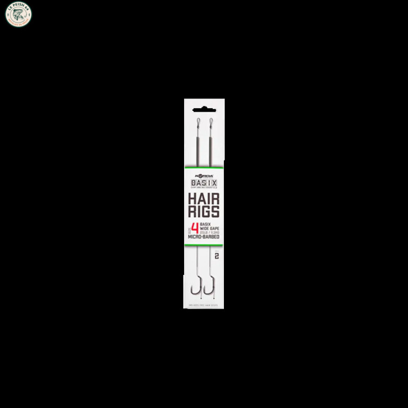 Basix Hair Rigs Wide Gape 4 | Le Peish 64
