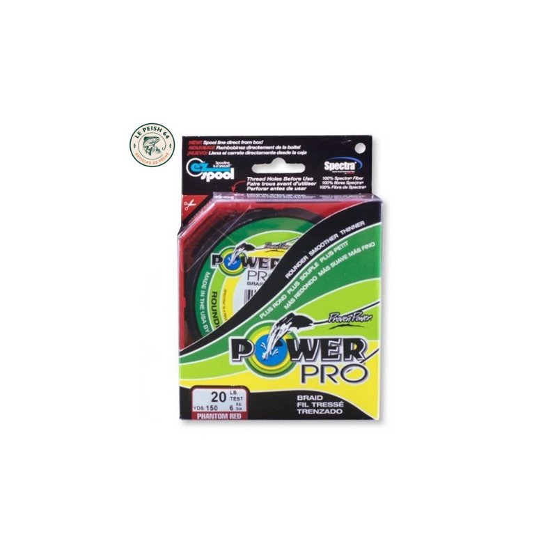 Power Pro 0,32 mm 275 m Red | Le Peish 64