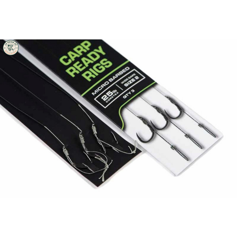Carp Ready Rigs Wide Gape Size 4 25lb 3pcs | Le Peish 64