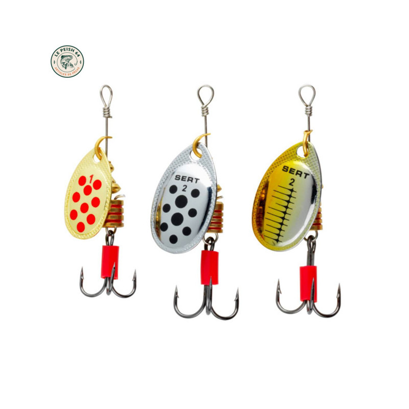 Kit cuillers tournantes truite | Le Peish 64