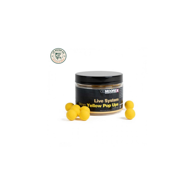 Live System Yellow Pop Ups 14mm | Le Peish 64