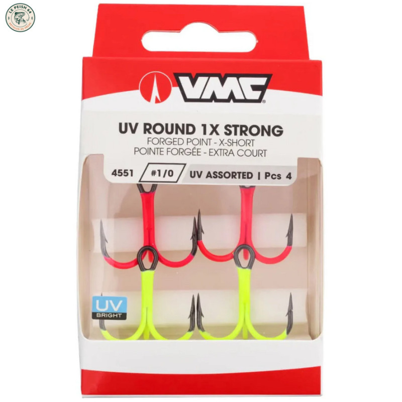 UV ROUND 1X N2/0 ROSE/VERT
