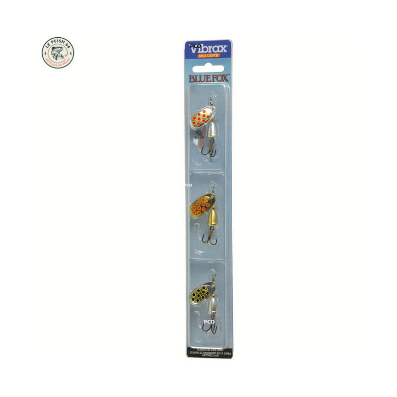 Vibrax Kit N°2 SilverGoldBlack Yellow | Le Peish 64