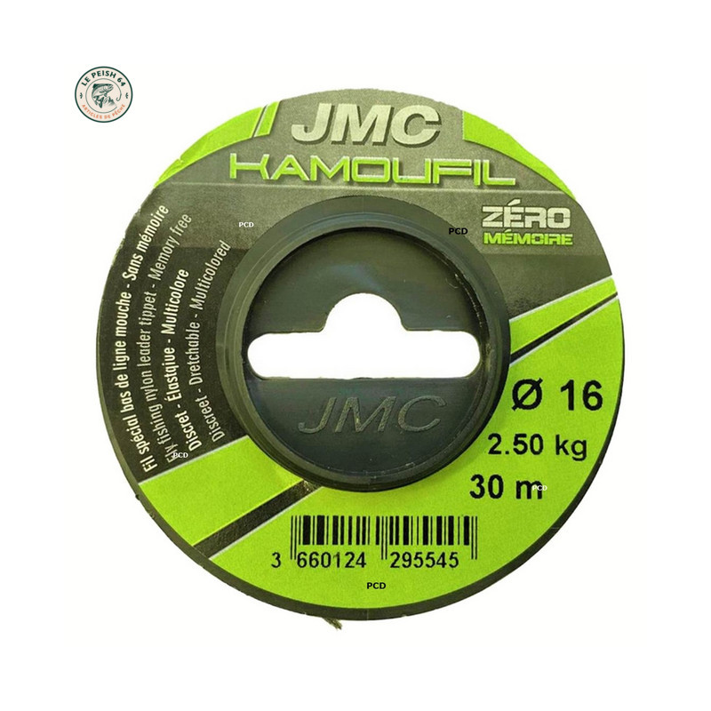 Fil Nylon Kamoufil JMC 0.40mm 30m | Le Peish 64