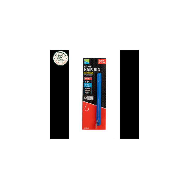 Bas de ligne Bayonet Hair Rig Barbless T12 | Le Peish 64