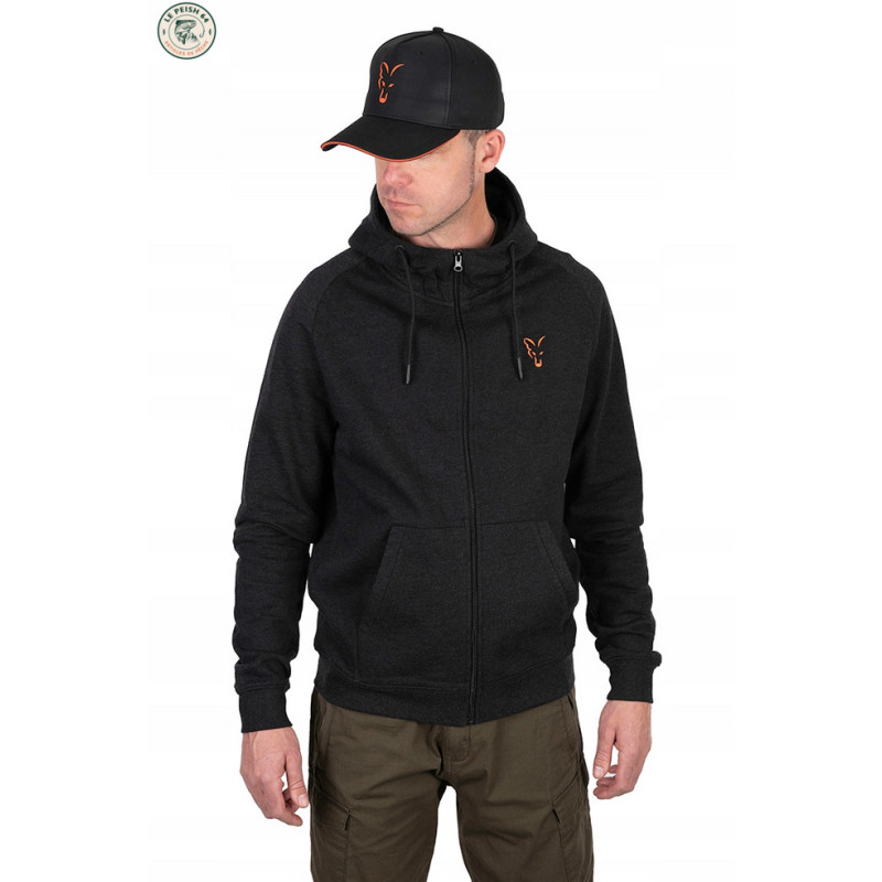 LW Hoody Black Orange | Le Peish 64