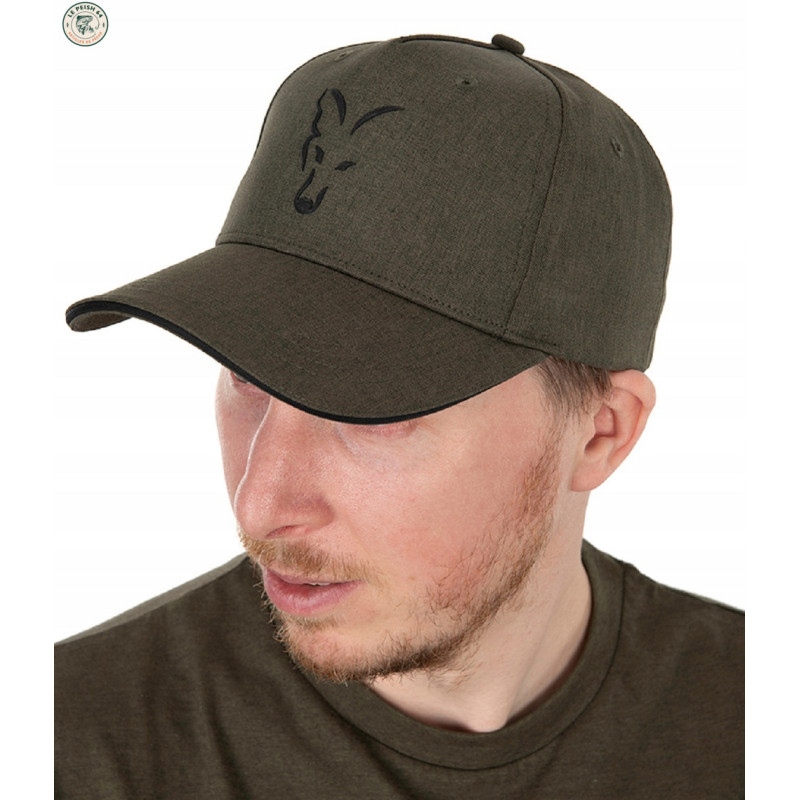 FOX BASEBALL CAP Green & Black | Le Peish 64