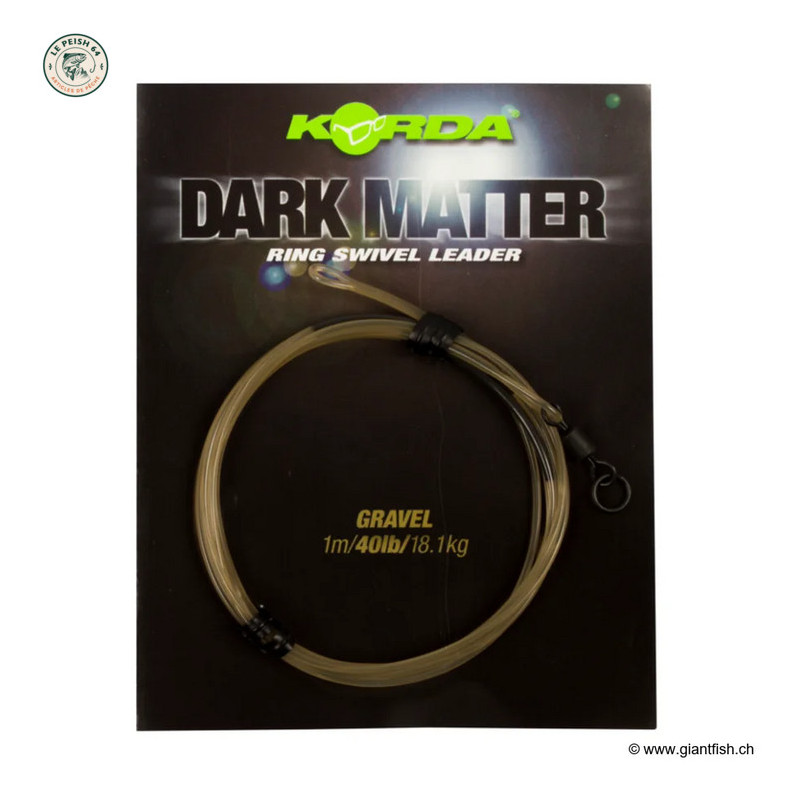 Dark Matter Leader Ring Swivel 40lb 1m | Le Peish 64