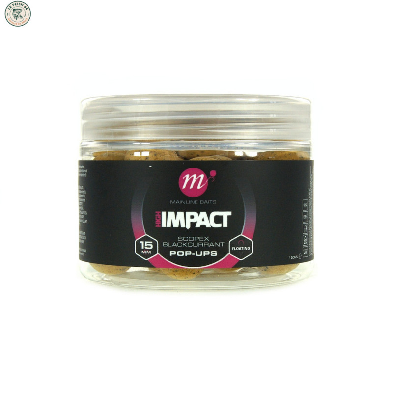 High Impact Scopex Blackcurrant Pop Ups 15mm | Le Peish 64