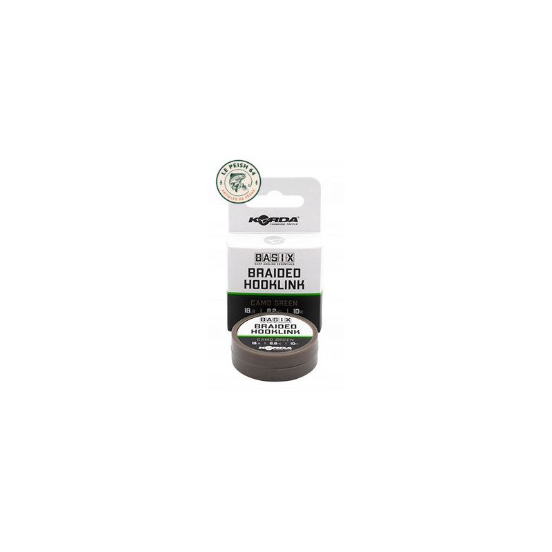 Basix Braided Hooklink 18lb | Le Peish 64