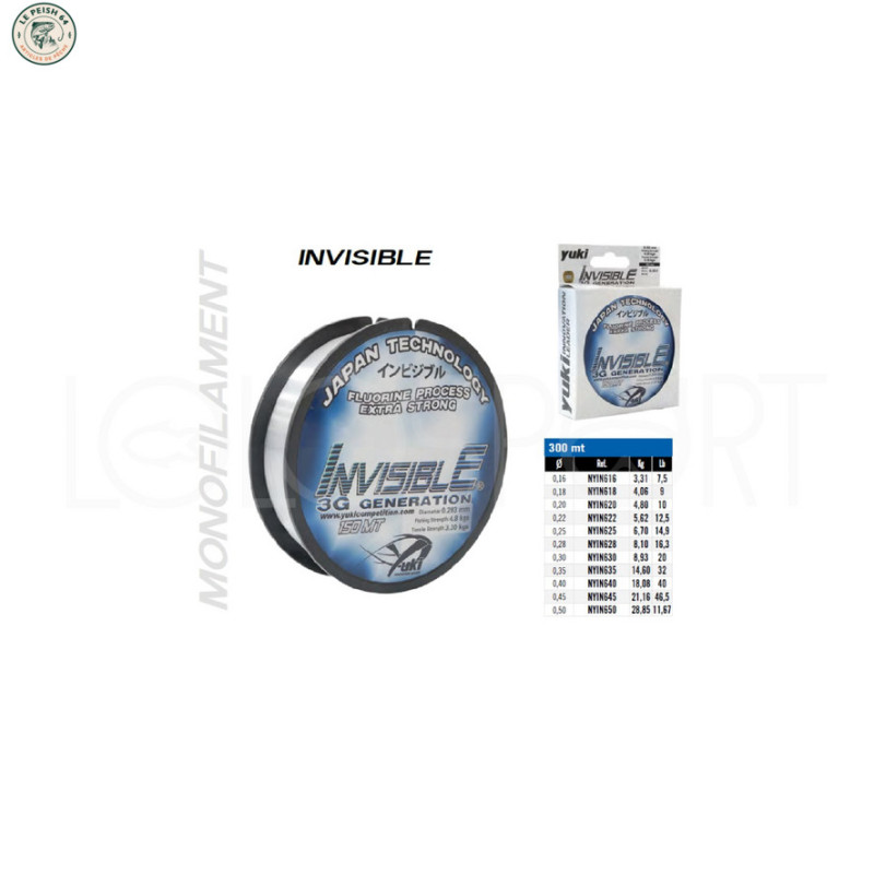 Invisible 3G 300m 0,37mm | Le Peish 64