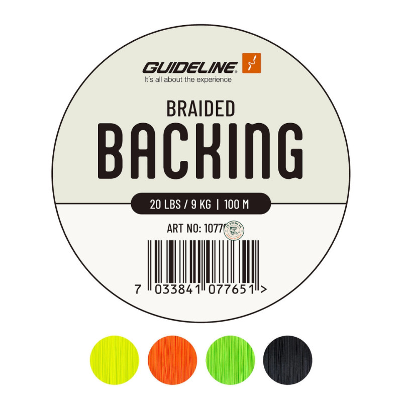 Braided Backing 100 m 20 lb Black | Le Peish 64