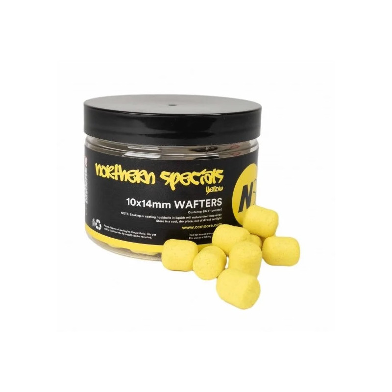 NS1 Dumbell Wafters Yellow 10x14mm | Le Peish 64